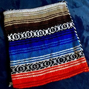 Mexican Falsa Falza Blanket Bag Purse Beach Multiple Colors 13"x14" Strap Hangs